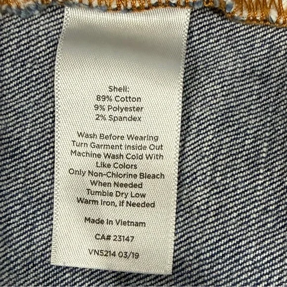 Talbots Flawless Denim Wide Leg Cropped Jeans Size 14 - Picture 7 of 8